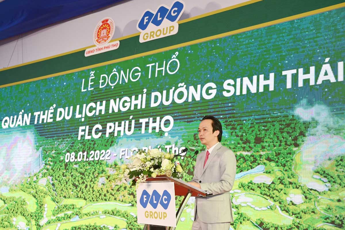 Ong Nguyen Van Quyet tai Le dong tho FLC Phu Tho - FLC Phú Thọ