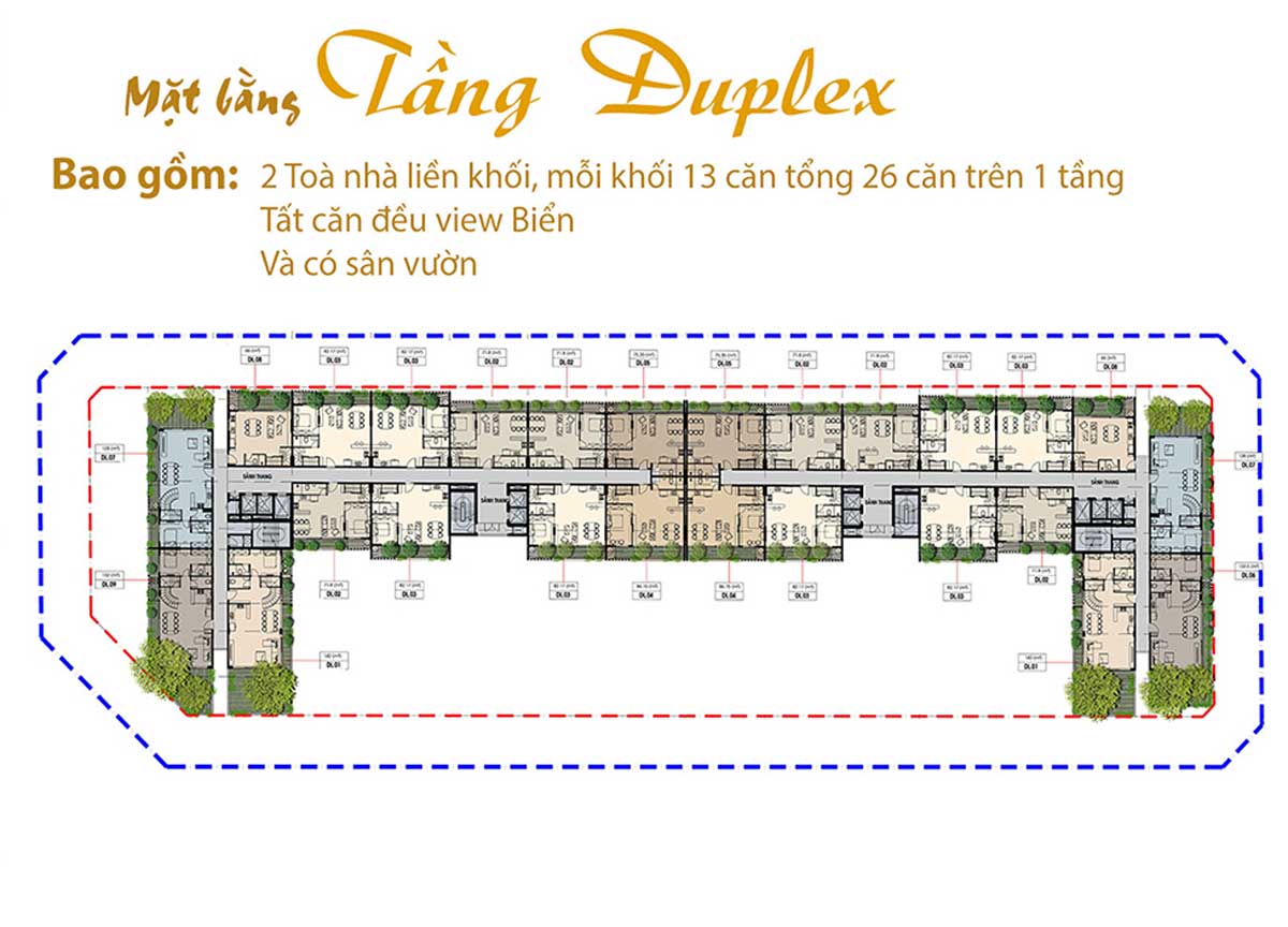 mat bang tang duplex du an can ho chi linh center vung tau - Chí Linh Center